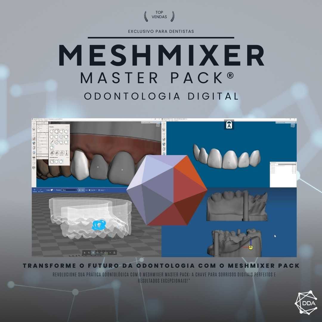 Otimize a produção de dispositivos odontológicos com o Meshmixer Master Pack®